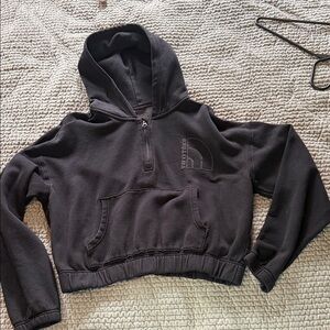 The North Face Black Hoodie with Logo